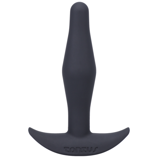 Tantus Silicone Little Flirt Butt Plug - Black