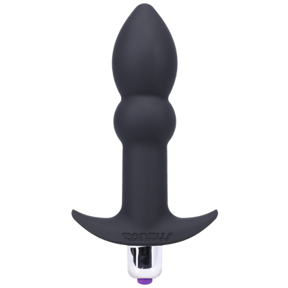 Tantus Perfect Plug Plus Vibe - Black