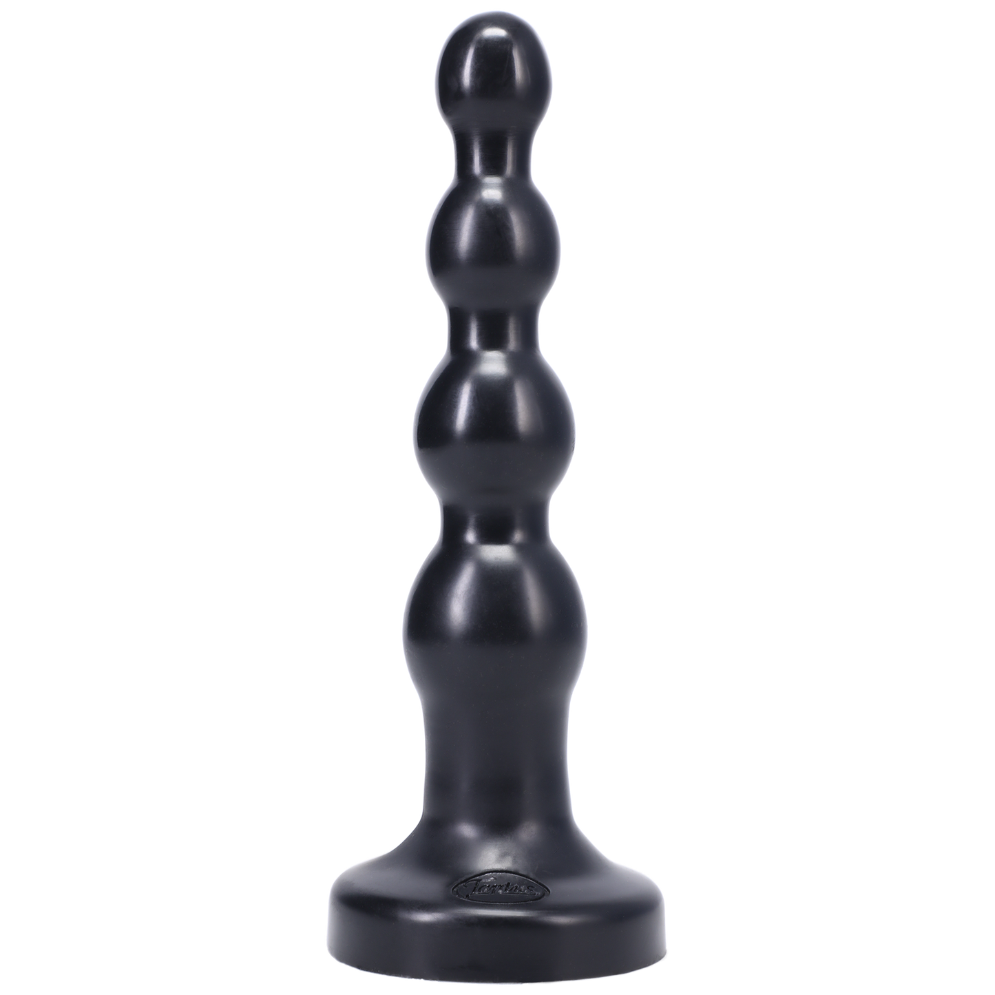 Tantus Silicone Large Ripple Butt Plug - Black