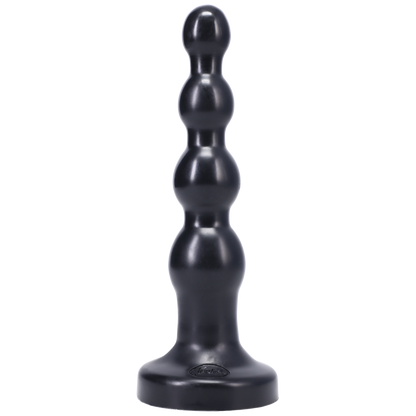 Tantus Silicone Large Ripple Butt Plug - Black