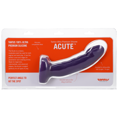 Tantus Acute Dildo Amethyst Medium