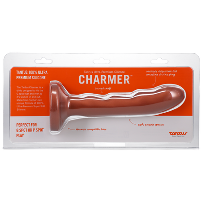 Tantus Charmer Silicone Dildo - Copper