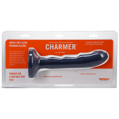 Tantus Charmer Silicone Dildo - Sapphire