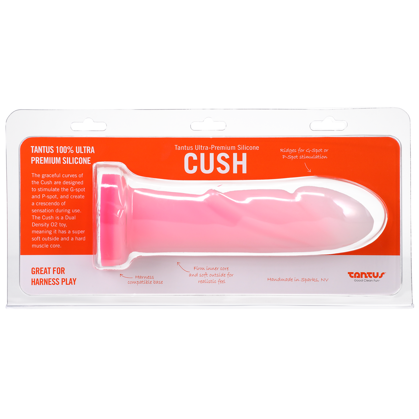 Tantus Cush Dual Density - Rose Quartz