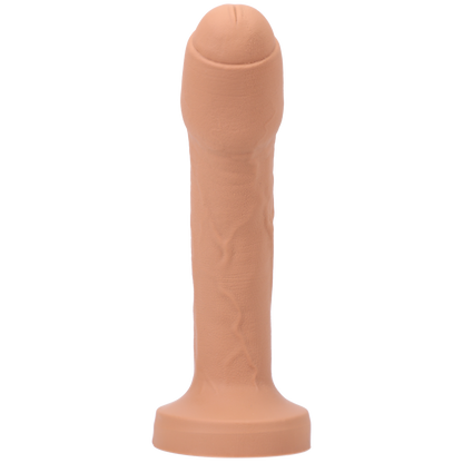 Tantus Silicone Uncut 2 O2 Dual Density Dildo Honey