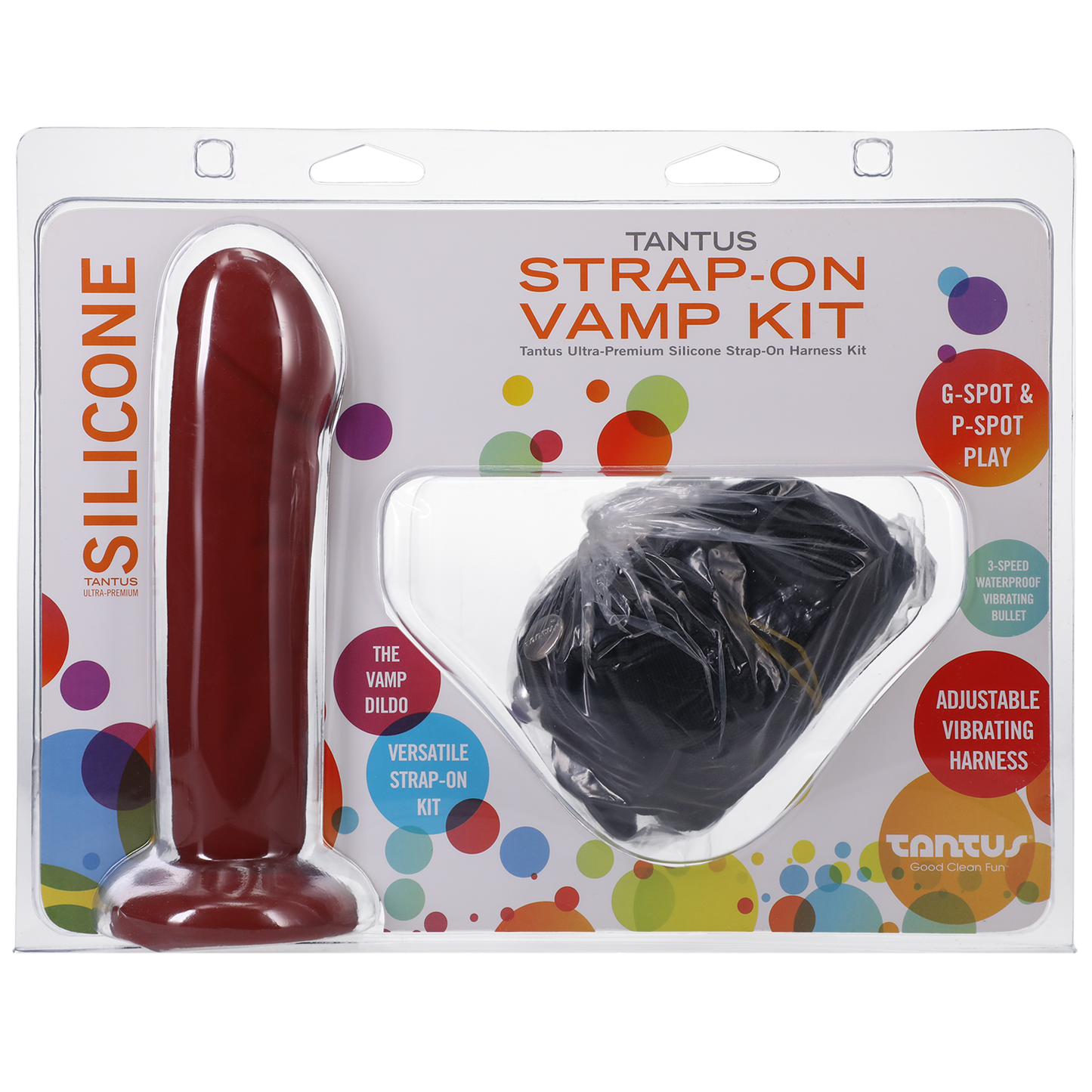 Tantus Strap-On Vamp Kit Crimson Medium