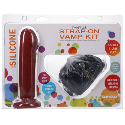 Tantus Strap-On Vamp Kit Crimson Medium