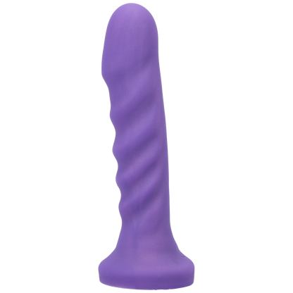 Tantus Silicone Echo Silicone Vibrator - Midnight Purple