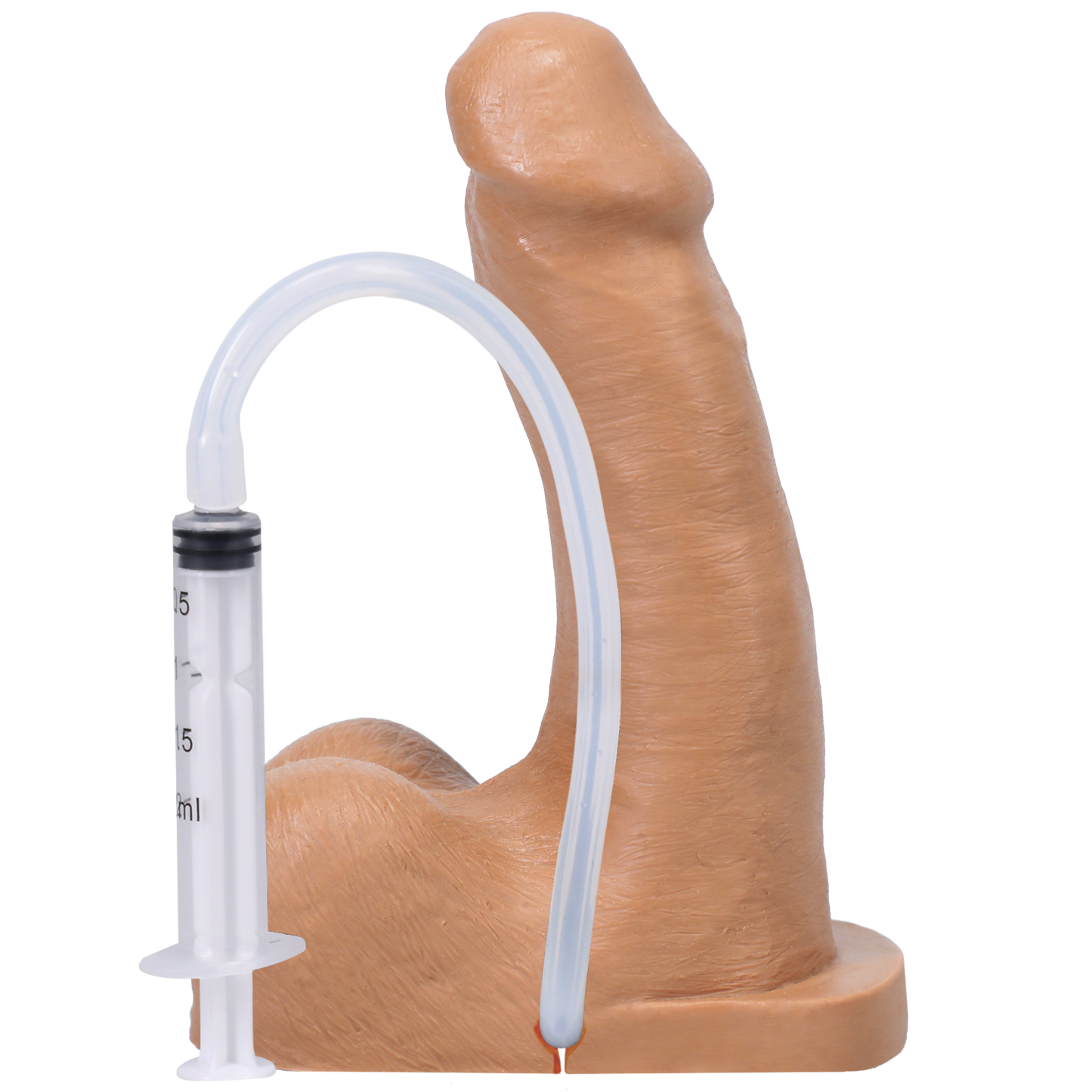 Tantus POP N' Play Packer  - Squirting Packer Honey