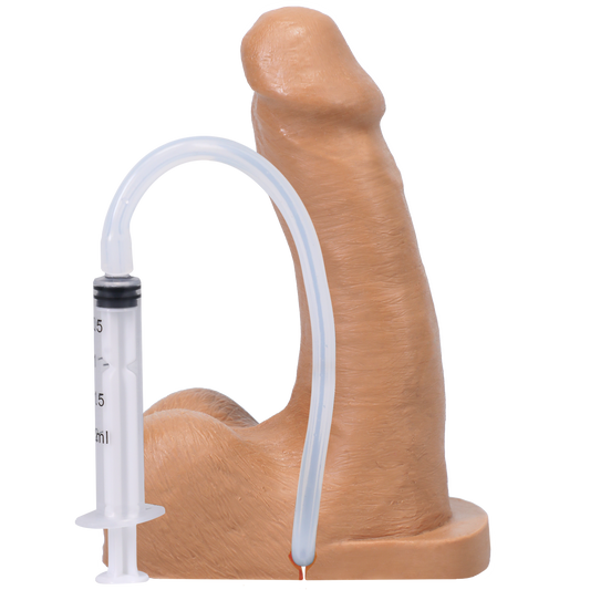 Tantus POP N' Play Packer  - Squirting Packer Honey