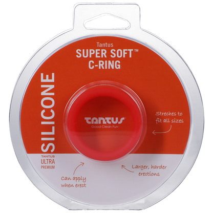 Tantus Super Soft Cock Ring - Red