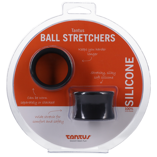 Tantus Super Soft Red Ball Stretcher Kit - Black