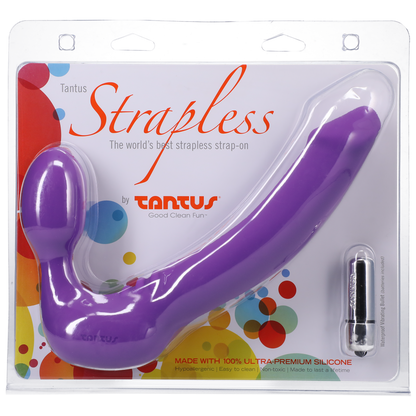 Tantus Strapless Strap-On Classic Lavender Medium