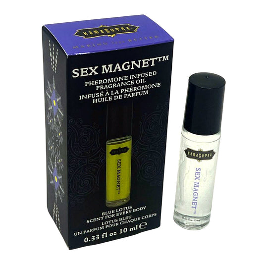 Kama Sutra Sex Magnet Pheromone Roll-on Fragrance Oil Blue Lotus - 0.33oz