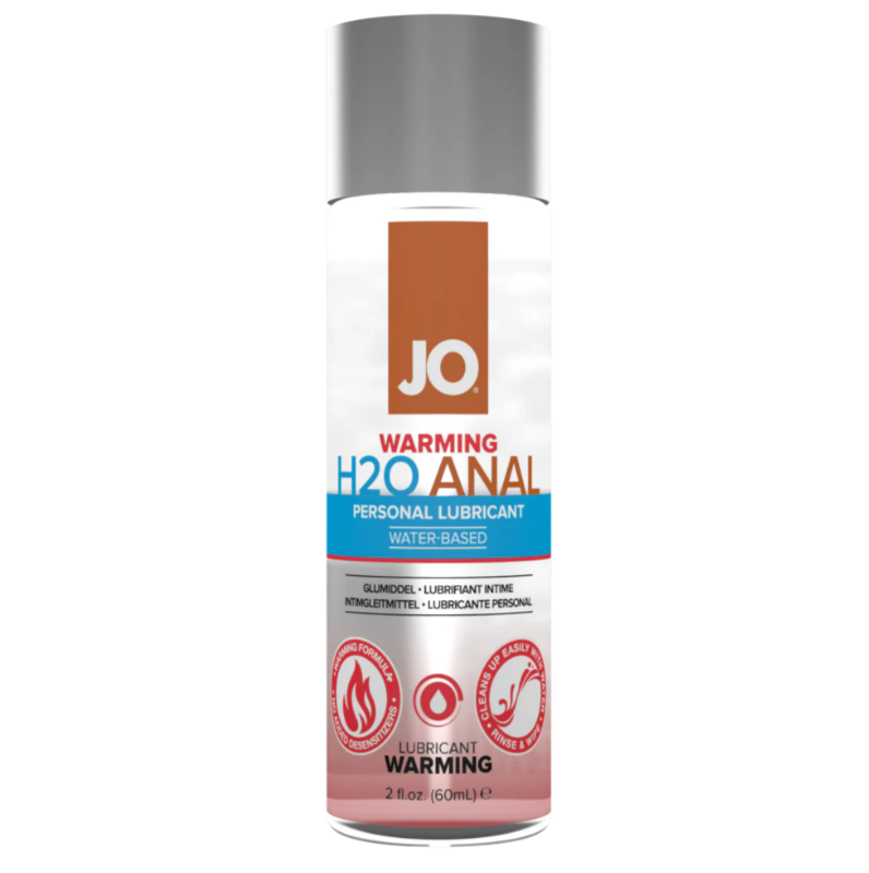 JO H2O Anal Warming Water Based Lubricant  2 oz