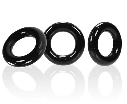 Oxballs Willy Ring 3 Pack Black