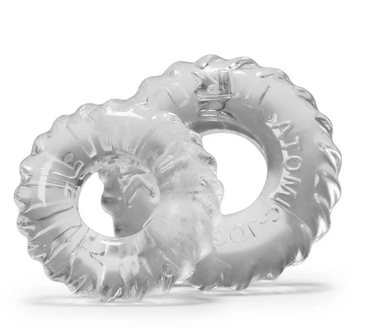 Oxballs Truckt Cockring 2 Pack Clear