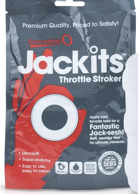 Screaming O Jackits Throttle Stroker Clear