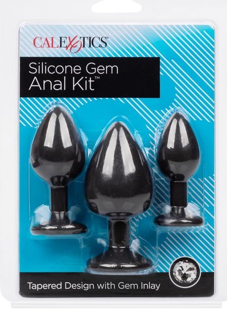 CalExotics Silicone Gem Anal Kit Black