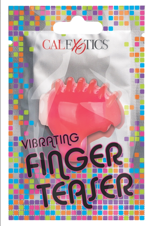 CalExotics Foil Pack Vibrating Finger Teaser Pink