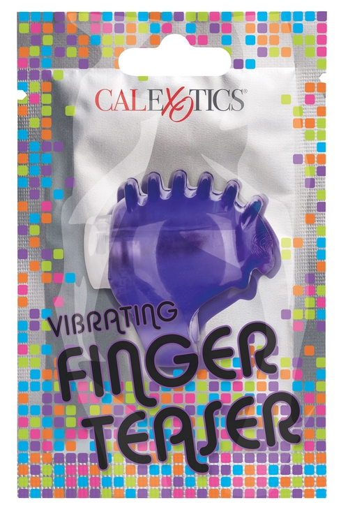 CalExotics Foil Pack Vibrating Finger Teaser Purple