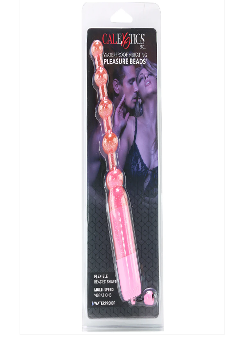 CalExotics Waterproof Vibrating Pleasure Beads Pink