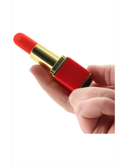 Pink Pussycat Rechargeable Lipstick Vibvator Red