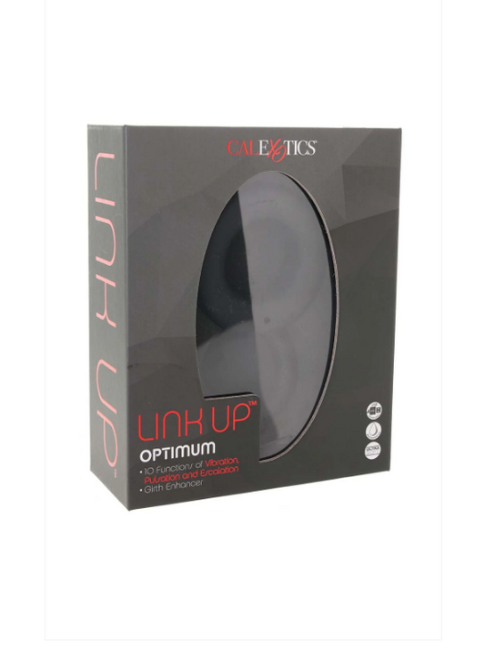 CalExotics Link Up Optimum Vibrating Ring Set Black