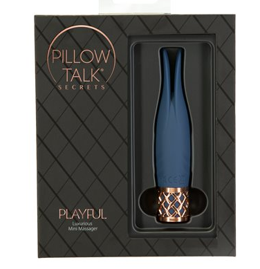 BMS Pillow Talk Secrets Playful Massager Blue