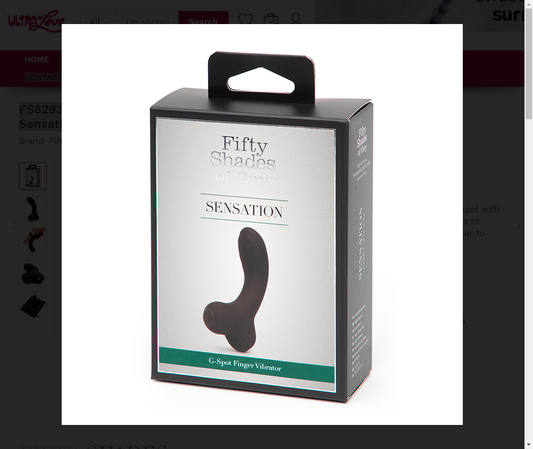 Fifty Shades of Grey Sensations Finger G-Spot Vibrator