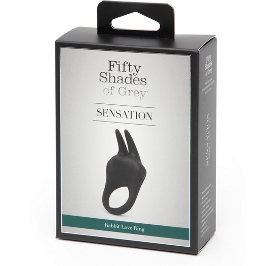 Fifty Shades of Grey Sensation Rechargeable Vibrating Rabbit Love Ring