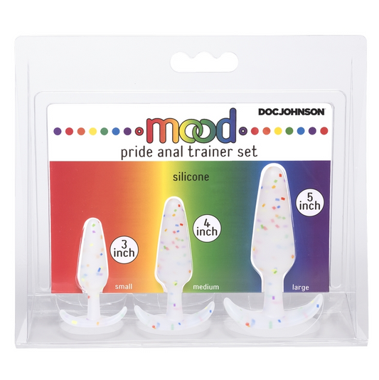 Doc Johnson Pride Anal Trainer Set Multi-Colored