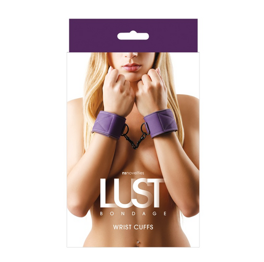 NS Lust Bondage Wrist Cuff Purple