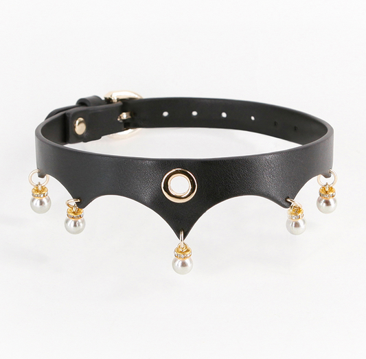 NS Hustler Taboo Collar Jezebel Black