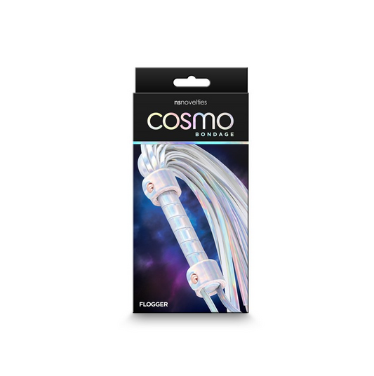 NS Cosmo Bondage Flogger Rainbow