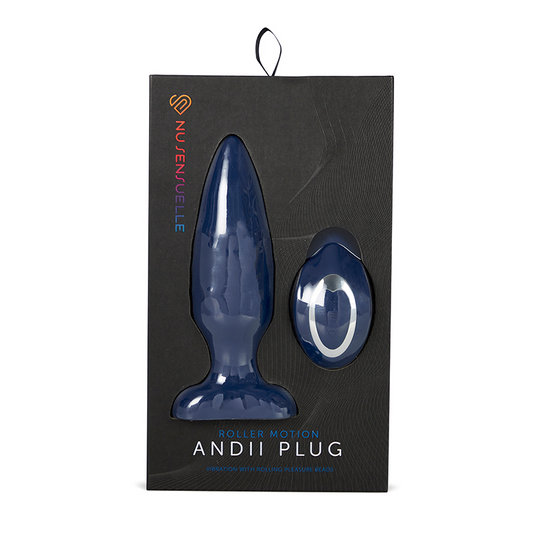 nü Sensuelle Andii Roller Motion Plug Navy Blue