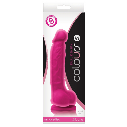 NS Colours Dual Density 5 Dildo Pink