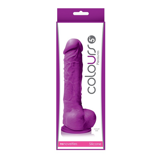 NS Colours Pleasures 5″ Dildo Purple