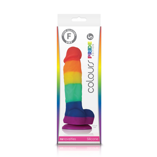 NS Colours Pride Edition 5″ Rainbow Dildo