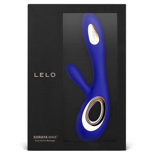 Lelo Soraya Wave Rabbit Vibrator - Midnight Blue