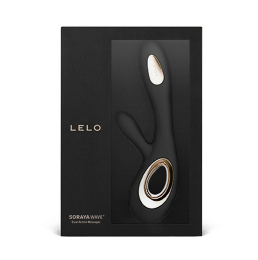 Lelo Soraya Wave Rabbit Vibrator - Black