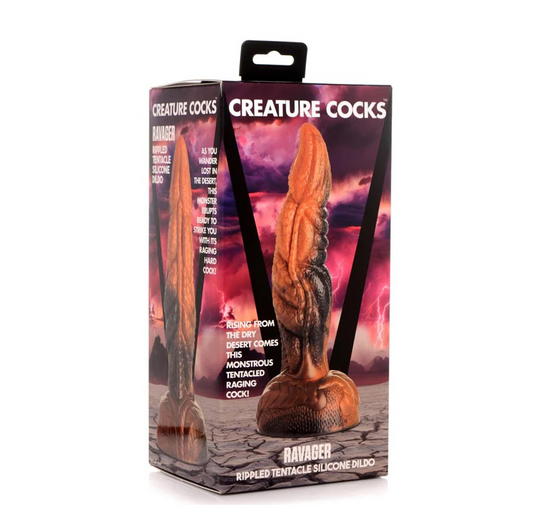 Creature Cocks Ravager Rippled Tentacle Dildo