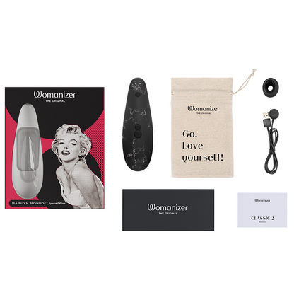 Womanizer Marilyn Monroe Special Edition Classic 2 Black Marble