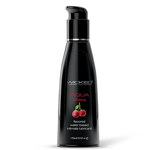 Wicked Aqua Cherry Flavored Lube 4 oz