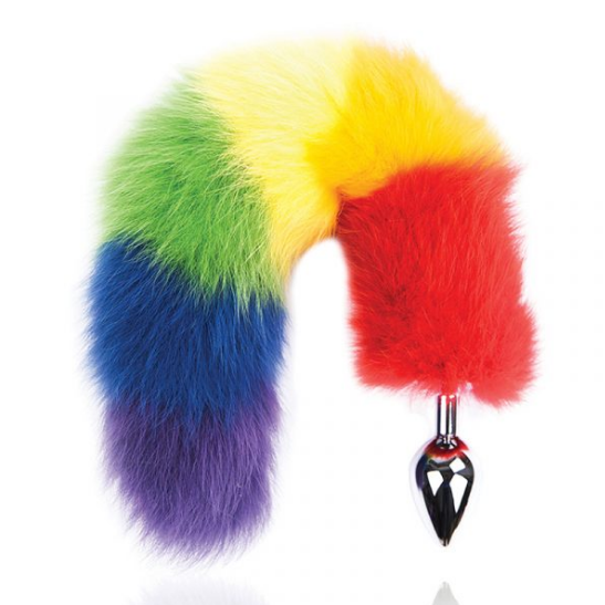 Rainbow Fox Tail