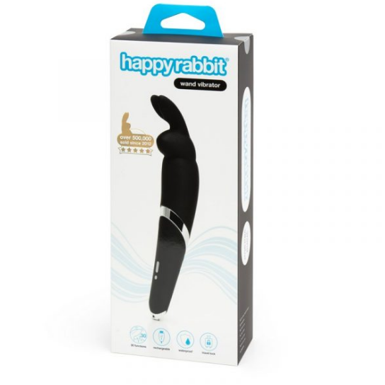 Happy Rabbit Wand Vibrator Black