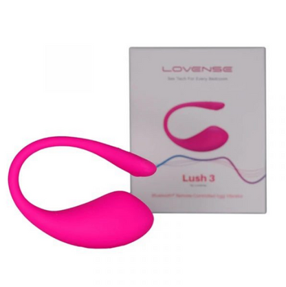 Lush 3 Pink Egg Vibrating Bluetooth Wearable