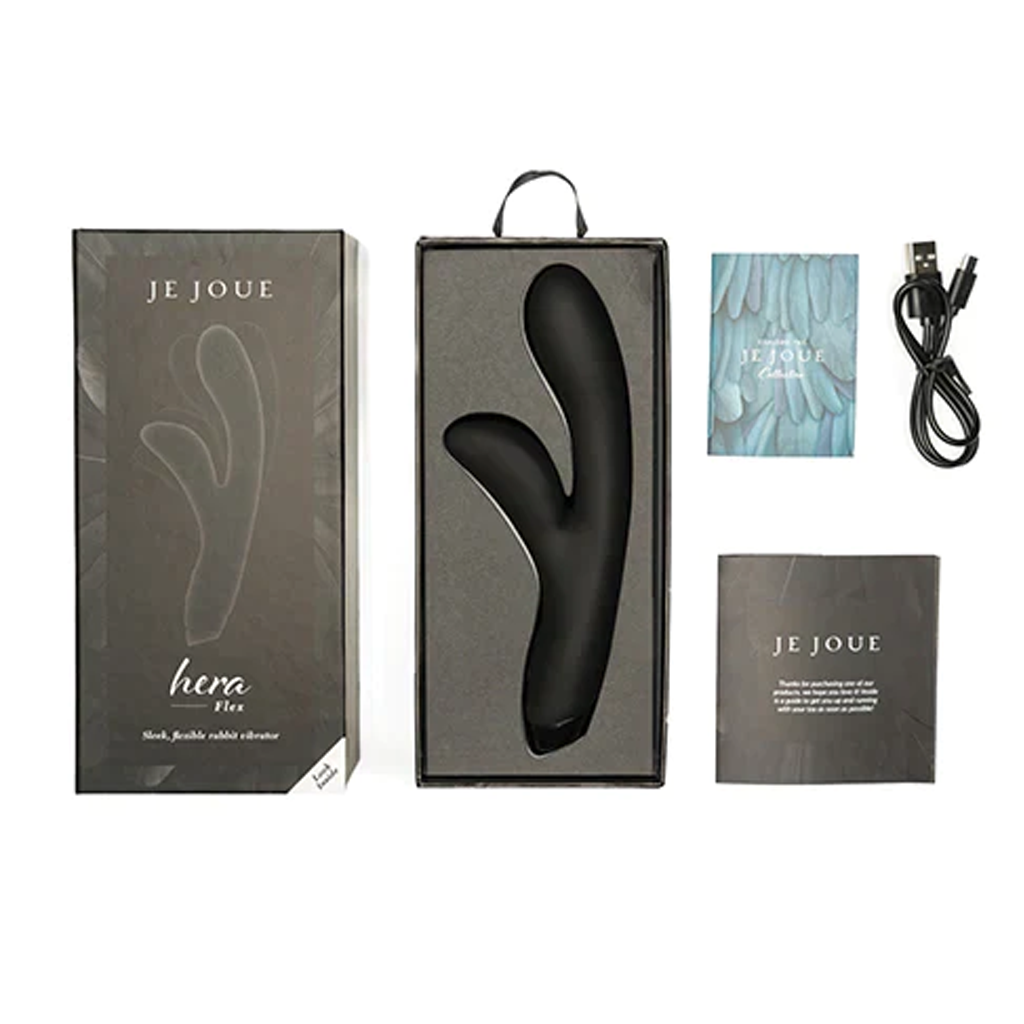 Je Joue Hera Flex Rabbit Vibrator - Black