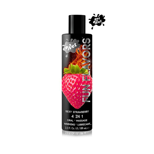 Wet Fun Flavor Strawberry 3 oz