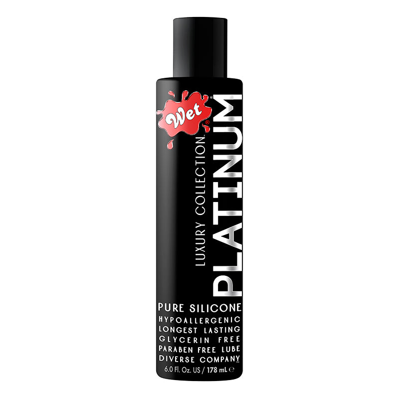 Wet Platinum Silicone Based Lube 6 oz